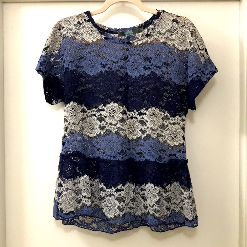Anthropologie/Eva Franco lace top size M